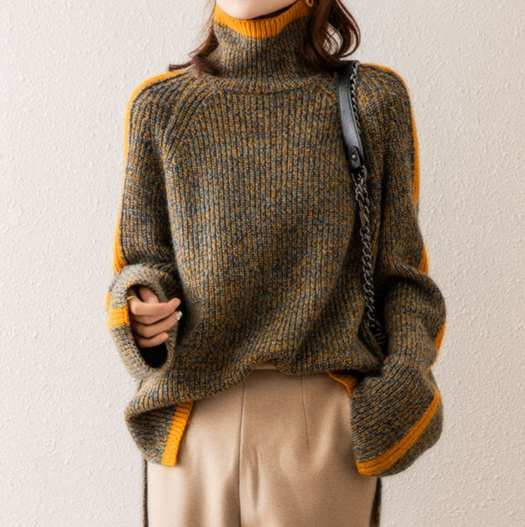 Chicara™ Melange Knit Turtleneck