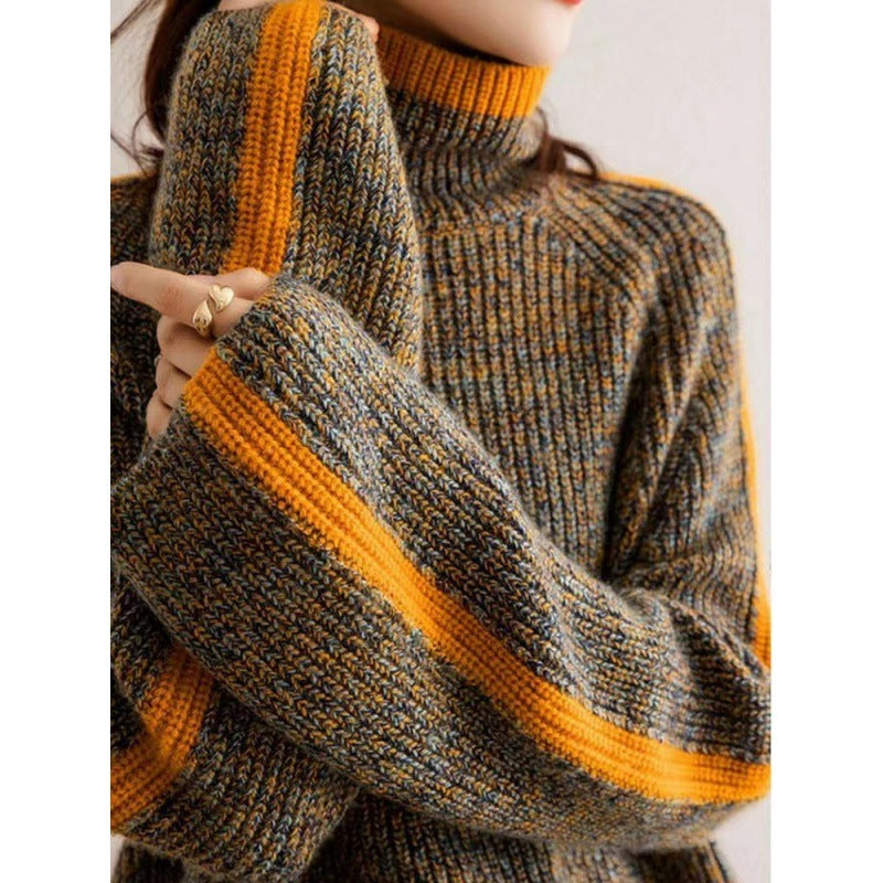 Chicara™ Melange Knit Turtleneck